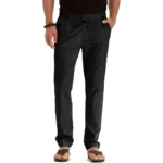 Men's Spring Summer New Cotton Linen Long Pants Vacation - Image 5