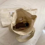 Summer Straw Women Bag Hand-Woven Handbags Handmade - Image 5