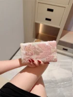 New Cross-Border Sequin Embroidery Flower Chain Clutch Bag Chain - Image 3