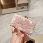 New Cross-Border Sequin Embroidery Flower Chain Clutch Bag Chain