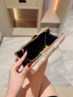 New Cross-Border Sequin Embroidery Flower Chain Clutch Bag Chain - Image 5