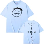American rapper and Travis T Shirt Short Sleeve 100%Cotton Tee-shirt Graphic Printing Scott Tshirt Hip Hop Punk Clothing Tops - Image 5