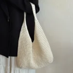 Crochet Shoulder Bag Leisure Beach Hollow Handbag - Image 2