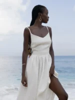 Bornladies Spring Summer Beach Style Women Dress Vintage - Image 6