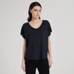 BC1095 Luxury Women's Clothing Silk Woolen Ladies Clothes loose Merino Wool Vest Sweaters For Woman - Image 4