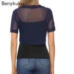 Thin Tulle Shawl Women's Shrug Summer Fashion Casual Beach Sunscreen - Image 6