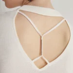 BC-04 Summer Thin Women's luxury Brand Clothes High Quality Silk Merino Sweater Wool Knitted Vest For Ladies - Image 3