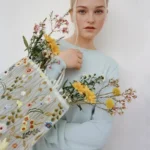 Embroidered Lace Flower Shoulder Bag Women Handmade - Image 6