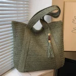 Summer Straw Women Bag Hand-Woven Handbags Handmade